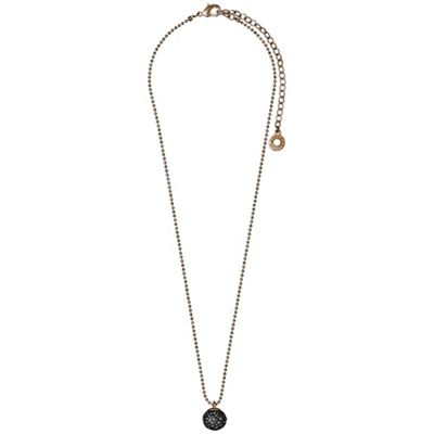 Rose gold plated and hematite necklace